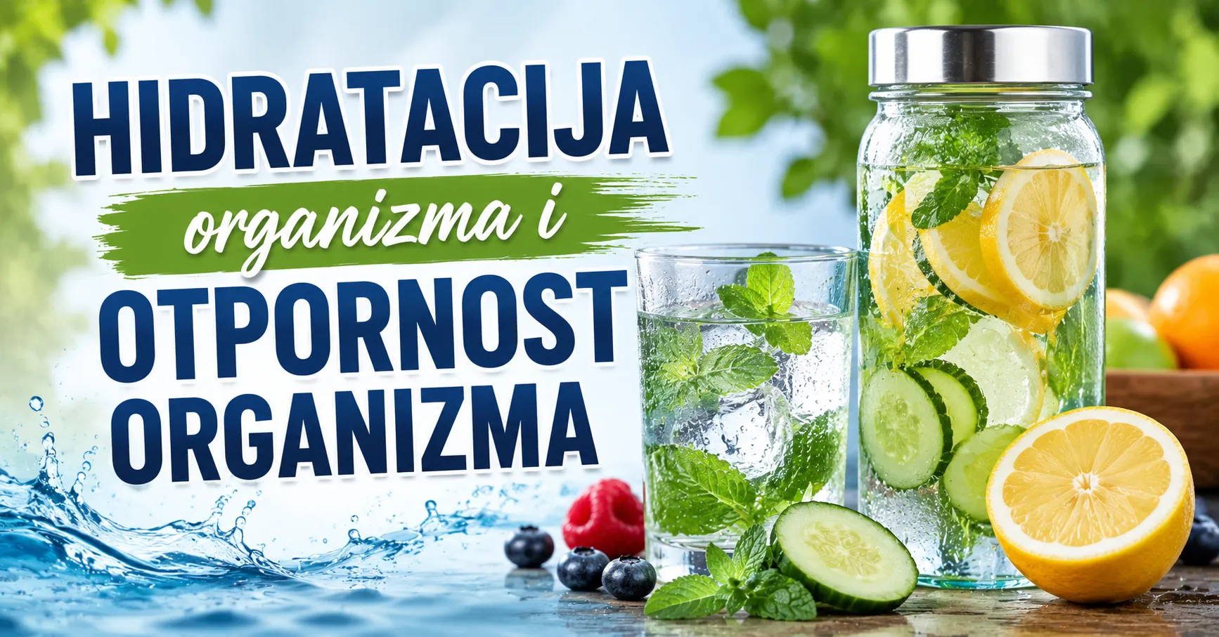 Osvježavajuća hidratacija za organizam