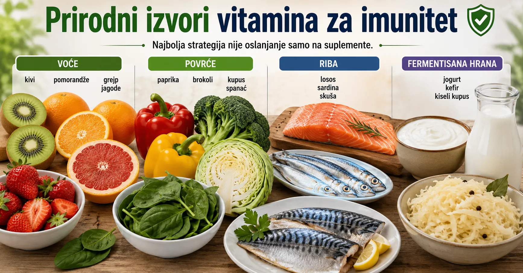 Prirodni izvori vitamina za imunitet
