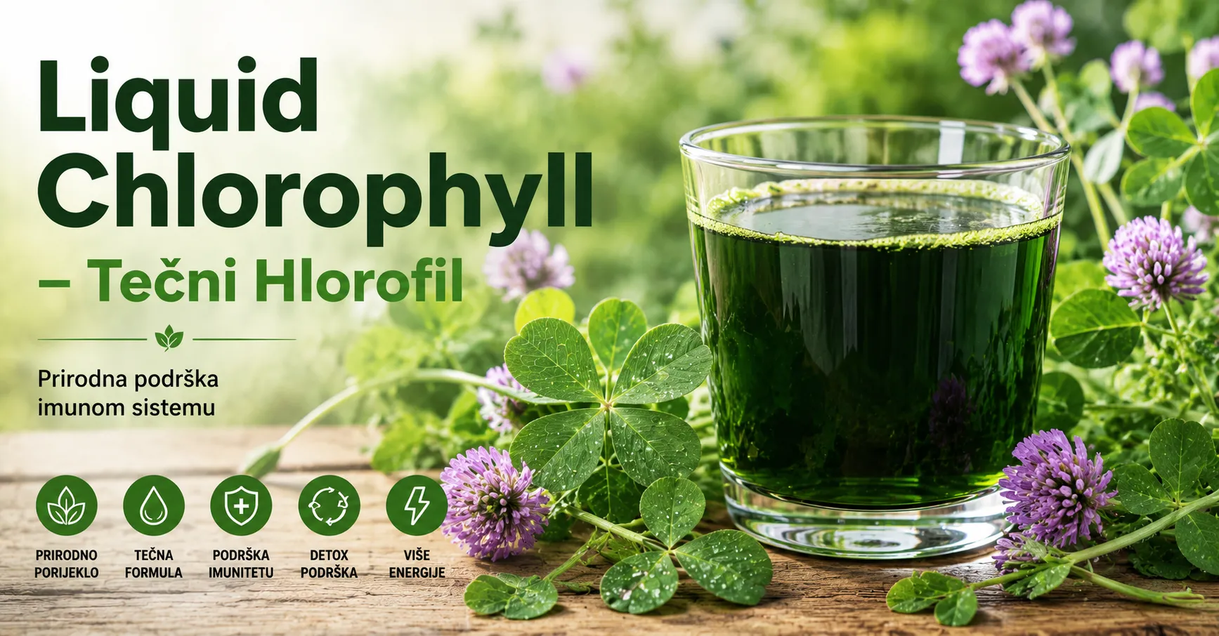 Liquid Chlorophyll – Tečni Hlorofil deluje antioksidativno i antikancerogeno